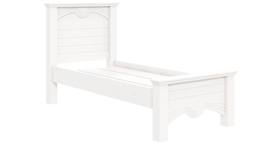 FI Cama Nobre Solteiro Branco