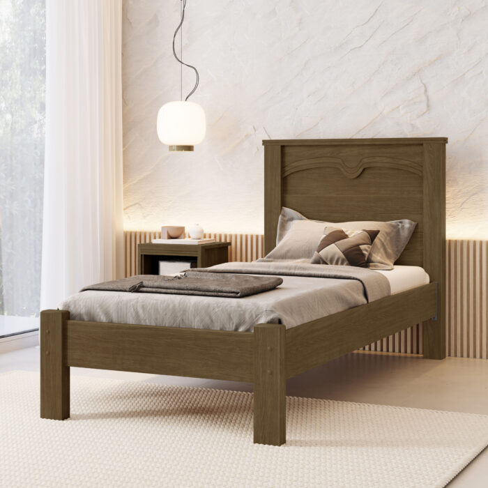 CAMA AMSTERDÃ SOLTEIRO LEGNO