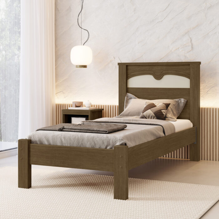 CAMA AMSTERDÃ SOLTEIRO LEGNO