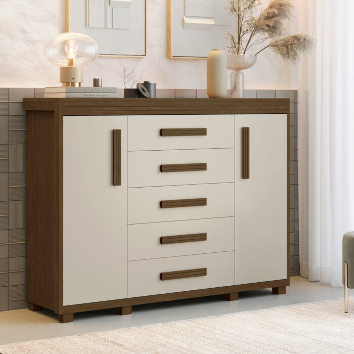 COMODA HAVANA 5G 2P LEGNO OFF