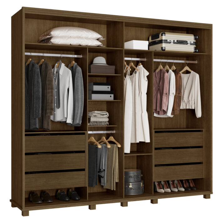 ROUPEIRO BERLIM 6P ABERTO LEGNO