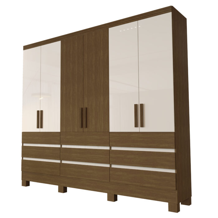 Roupeiro Argélia Legno-OffWhite Composê FI